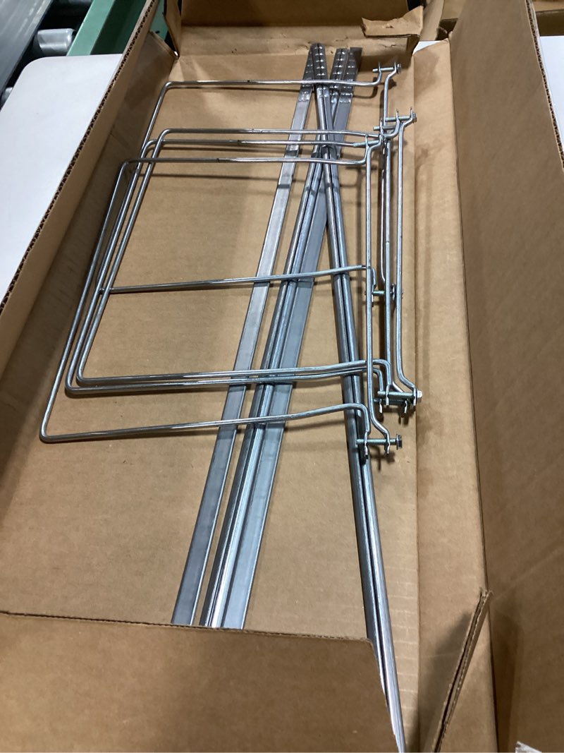 Condition photo showing Good Condition for Smead Frames, Hanging File, Heavy Duty Steel Letter Size, Adjustable 23"-27" Rails, 2-Pack Gray, Converts Drawers to Hanging Folder Storage, for Office Home Classroom Organization