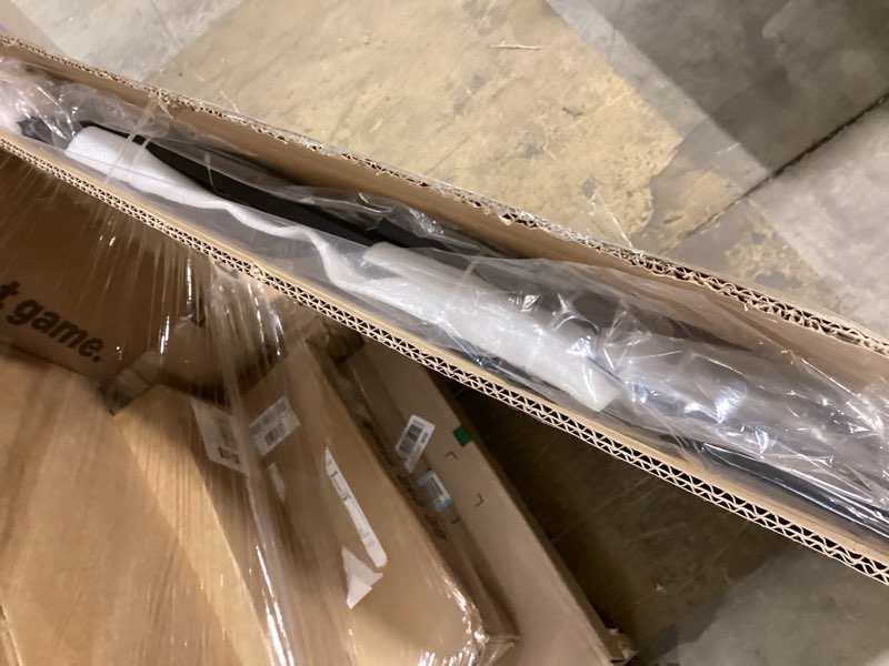 Condition photo showing New/Like New for Babelio 71" Extra Wide Baby Gate, 30" Tall Auto Close Dog Fence for Stairs Kitchen Doorways Fireplace, Hardware Mounted Pet Gate Indoor, Foldable 3 Metal Panels, Black Black 71" Wide Gate - 3 Panels