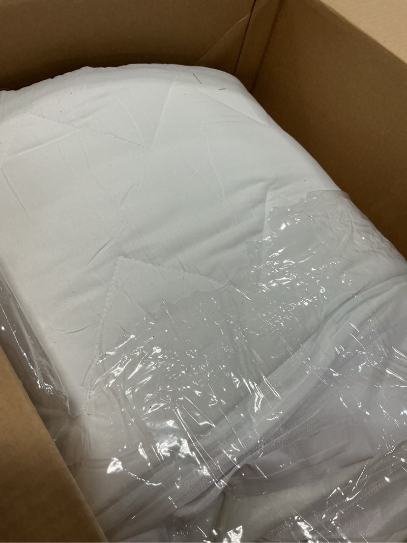 Condition photo showing As Is for Bwarm Premium Multi-Zone Electric Heated Mattress Pad Queen Size, 60" x 80", Dual Controllers, 9 Heat Settings, 1-12 Hours Auto Off, Individual Body and Feet Settings, Machine Washable