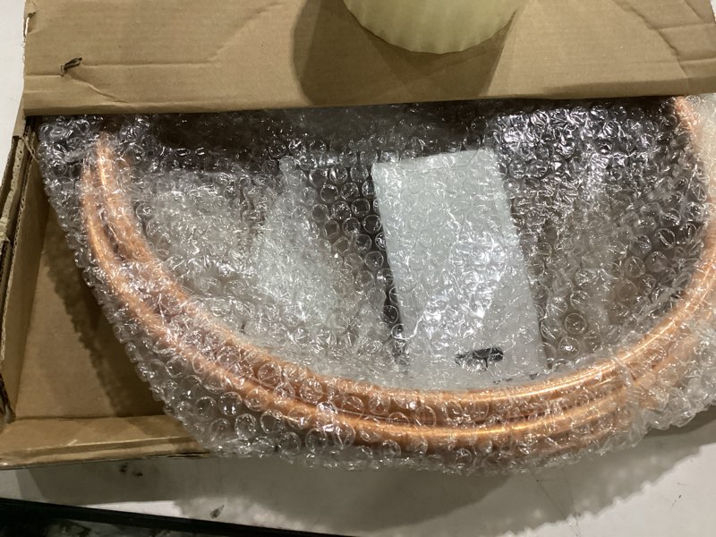 Condition photo showing New/Like New for 1/2" od × 7/16" id × 10ft copper tubing, 0.8mm wall thickness 99.9% c12200 seamless tube for air conditioning repair & industrial design 10 ft 1/2" od