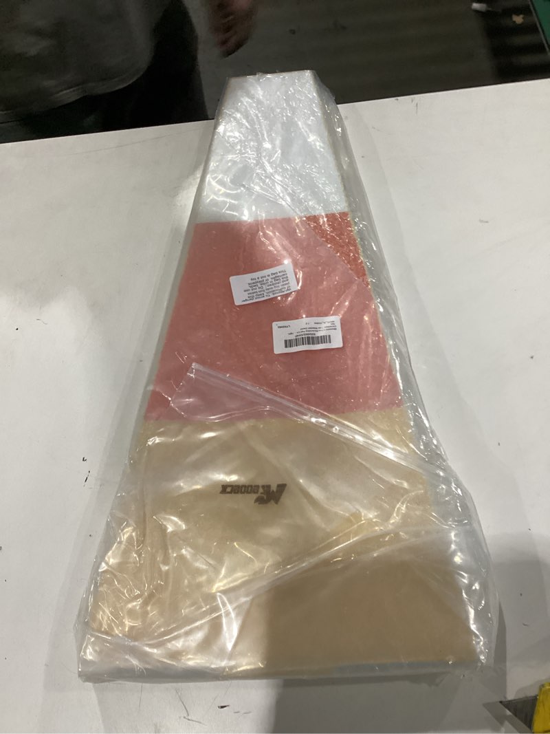 Condition photo showing New/Like New for Meooeck 3 Pcs Two Sided Christmas Fall Wood Porch Sign for Front Door Large Standing Christmas Porch