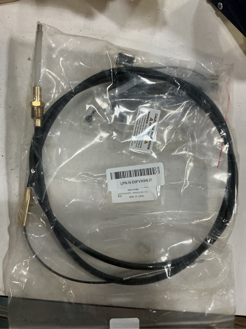 Condition photo showing As Is for for mercruiser shift cable fit alpha one gen 1&2, mc-i, mr, r 1978-newer stern drive lower shift cable replace 865436a02,19543a10