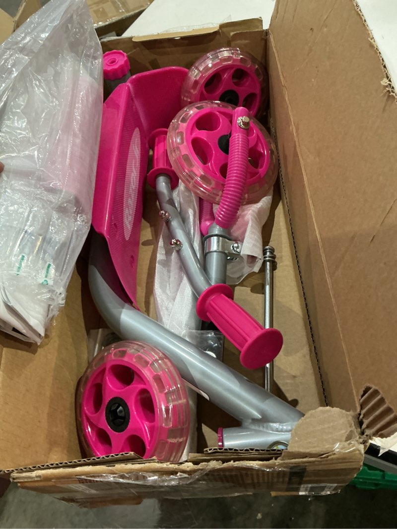 Condition photo showing Good Condition for razor jr. lil’ kick – 3-wheel kick scooter for younger children (ages 3+), max rider weight 44 lb (20 kg) pink scooter