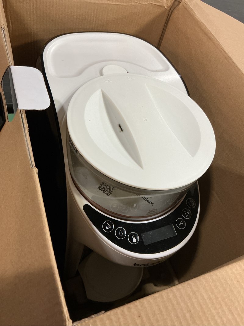 Condition photo showing As Is for baby brezza new and improved formula pro advanced formula dispenser machine - automatically mix a warm formula bottle instantly - easily make bottle with automatic powder blending, white