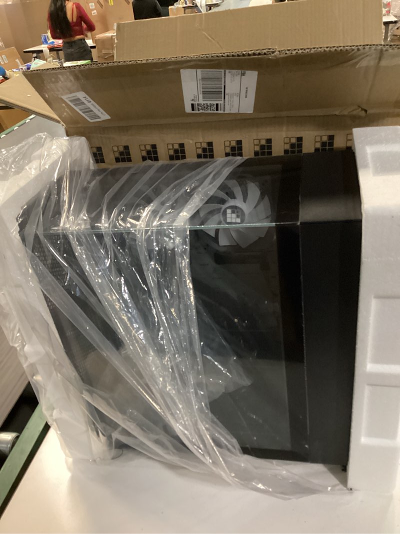 Condition photo showing New/Like New for F1 PC Case - Pre-Installed 6 PWM ARGB Fan, ATX Mid-Tower Gaming PC Case, Type-C,360mm Radiator Support, FOIFKIN (Black, F1) F1 Black