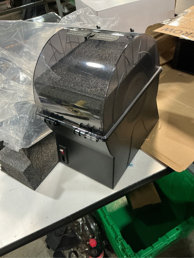 Condition photo showing New/Like New for comgrow filament dryer box, sh02 dry box filament sealed storage box 3d printer 2 spools holder with ptc fast heater, filament dehydrator with touch screen compatible with pla petg tpu abs 1.75/2.85mm graphite black polylactic acid