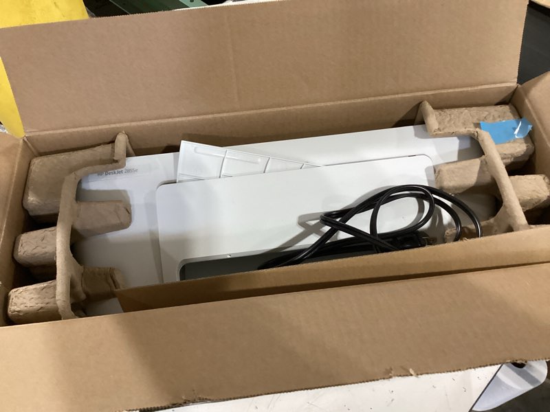 Condition photo showing Good Condition for hp deskjet 2855e wireless all-in-one color inkjet printer, scanner, copier, best-for-home, 3 month instant ink trial included. this printer is only 2.4 ghz capable. (588s5a)