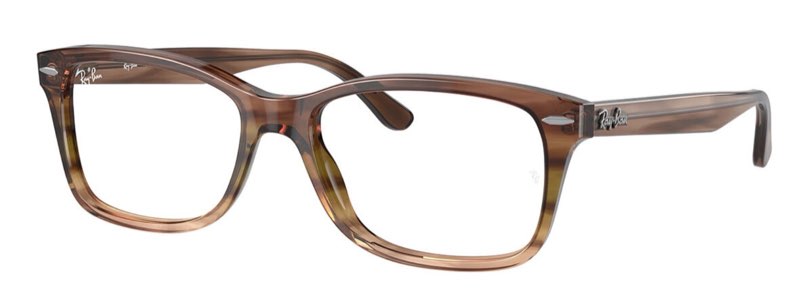 Ray-Ban RX5428F Asian Fit 8255 Brune Briller Menn