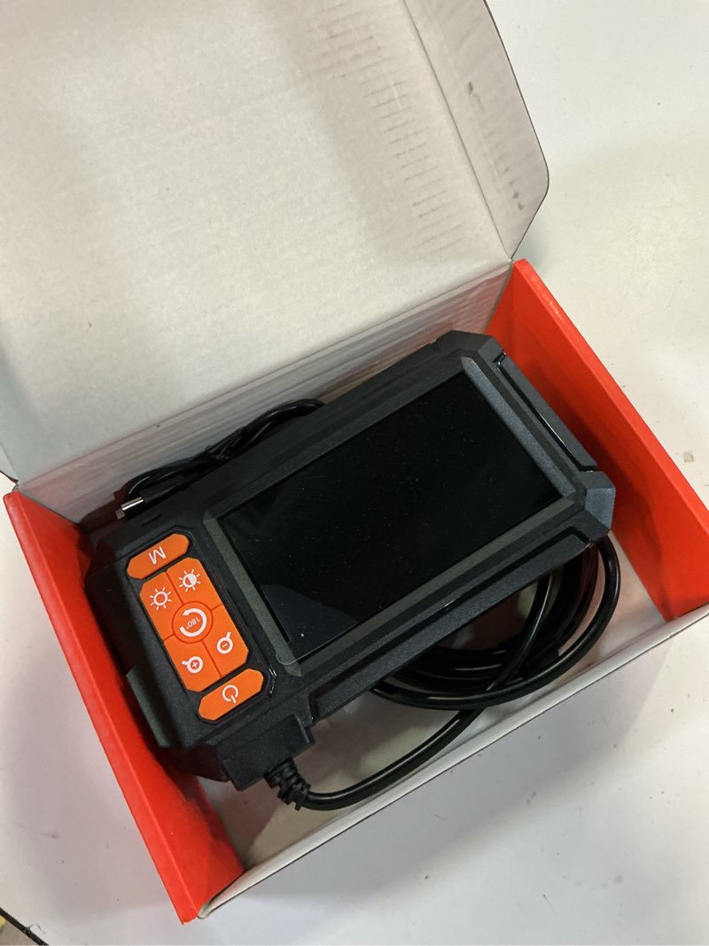 Condition photo showing Good Condition for daxiongmao endoscope camera with light, 1080p hd borescope, ip67 waterproof snake camera – ideal for inspecting walls, vents, automotive engines, pipes – a great tool for men 4.3" p410 borescope