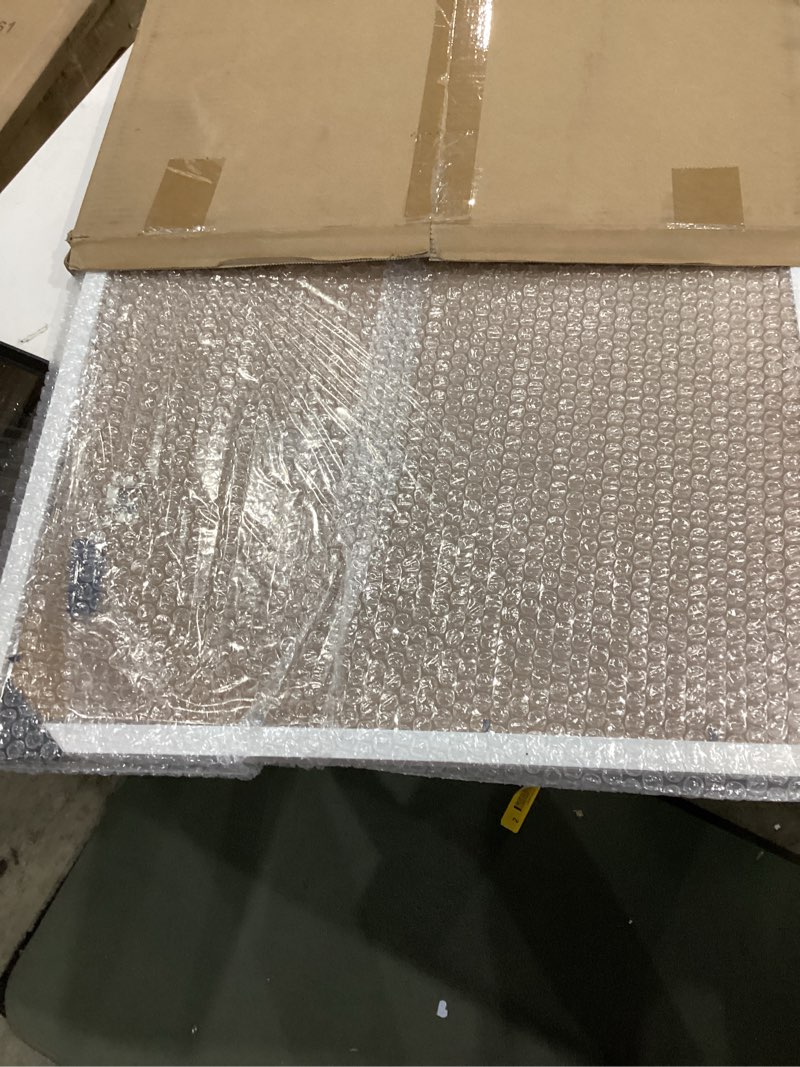 Condition photo showing Good Condition for ktkde 18x24 poster frame real glass,white picture frame display pictures 16x20 with mat or 18x24 without mat, modern style wood composite frame,gallery wall frame wooden ?best gift white woodgrain 18x24