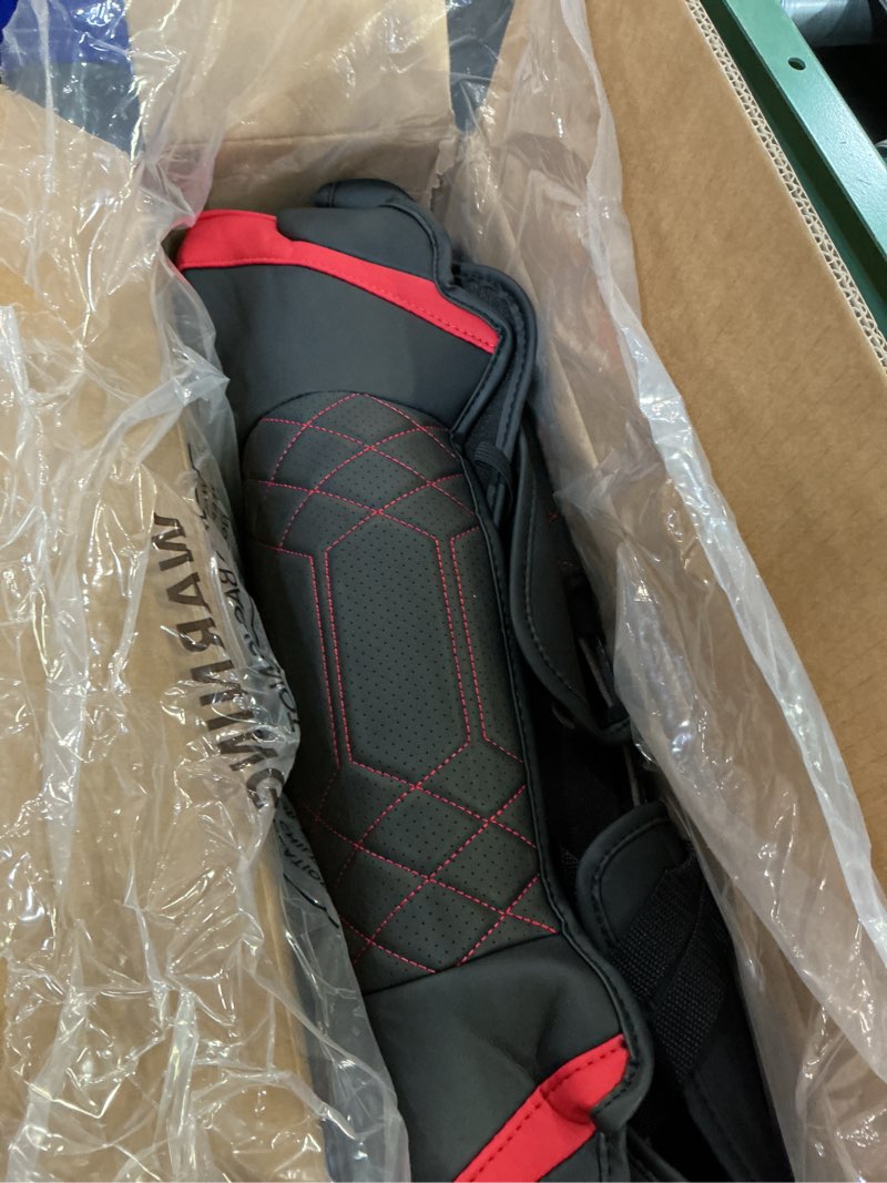 Condition photo showing Good Condition for freesoo for ford maverick seat covers 2026 2025 2024 2023 2022 xl xlt lariat hybrid & gas, faux leather truck seat covers full set waterproof - black red blackred maverick xl xlt lariat 2022 - 2026