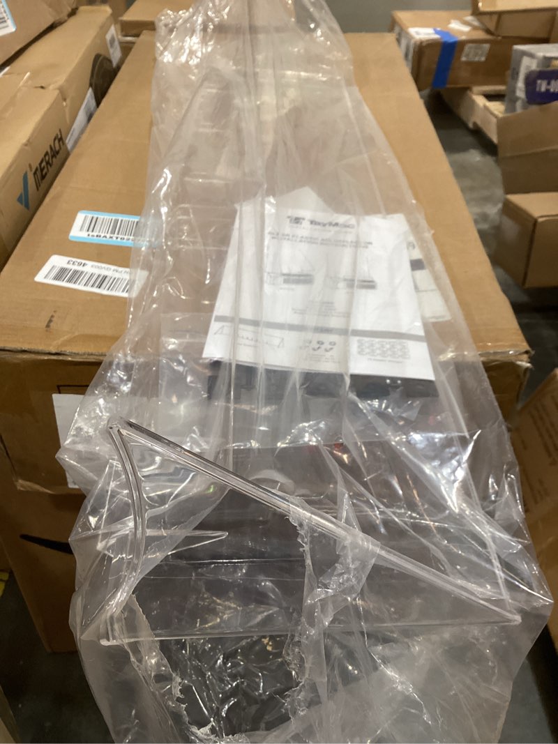 Condition photo showing Good Condition for taymac dg28 ptac air deflector 29.5 in., air conditioner vent deflector, clear plastic hot and cold air vent deflector, air conditioner accessory for better comfort and home improvement