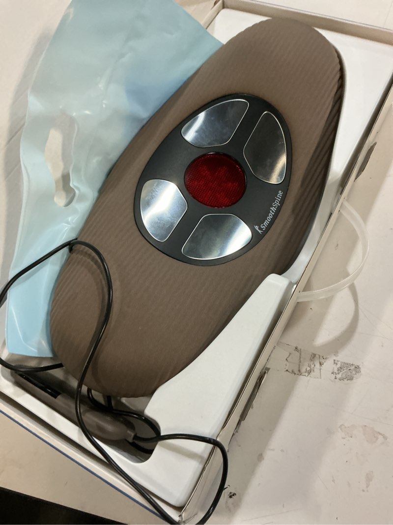 Condition photo showing Good Condition for smoothspine multi therapy pro - back massager comfort device with heat, massage, air traction, ems & red light-therapy - at-home relaxation & support for lower back smoothspine multi-therapy pro