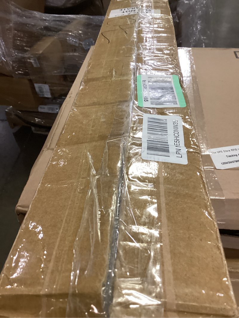 Condition photo showing New/Like New for 1 Pcs 3.5 x 48 inch Solid Red Oak Stair Newel Post with a Single Groove Notched Wood Balusters for Staircase Interior Railing Newels for Stair Handrails