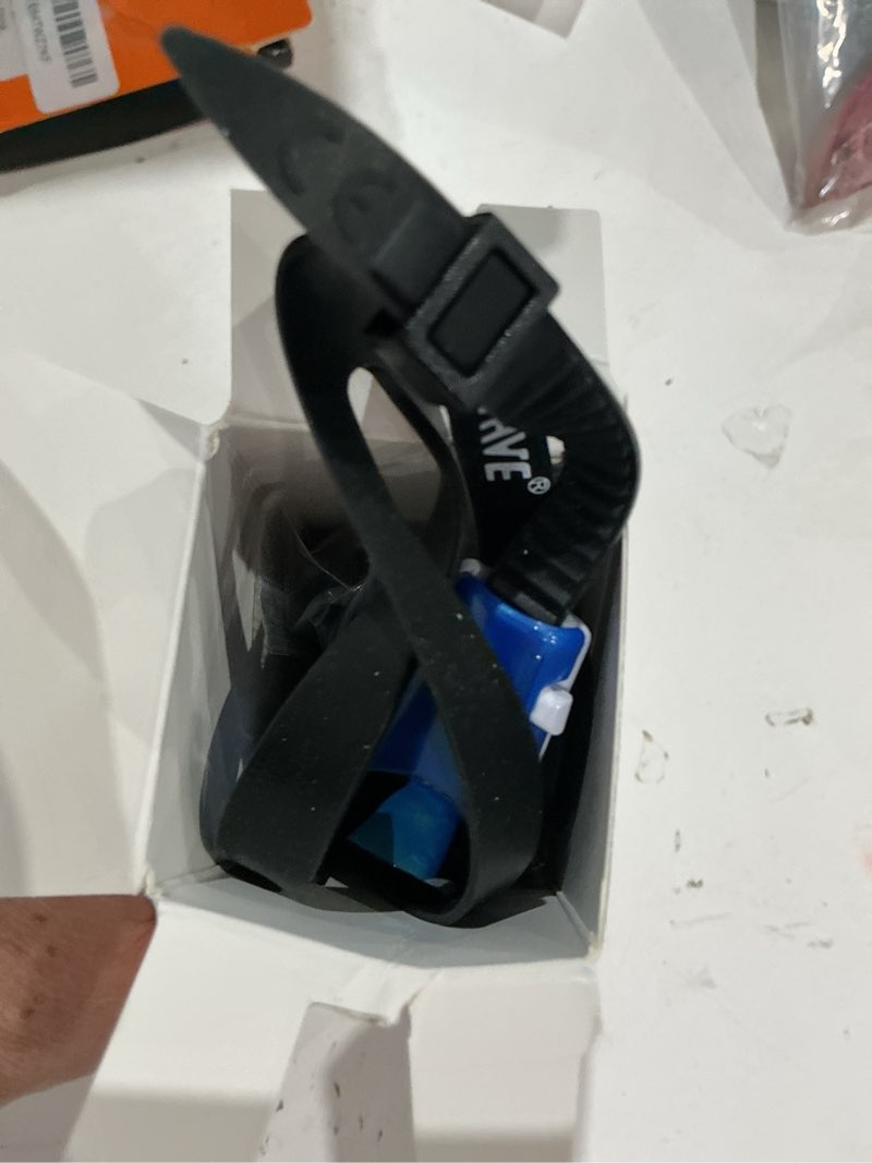 Condition photo showing Good Condition for nearsighted swim goggles, shortsighted optical swimming goggles no leaking anti fog uv protection for adult men women blue -2.5