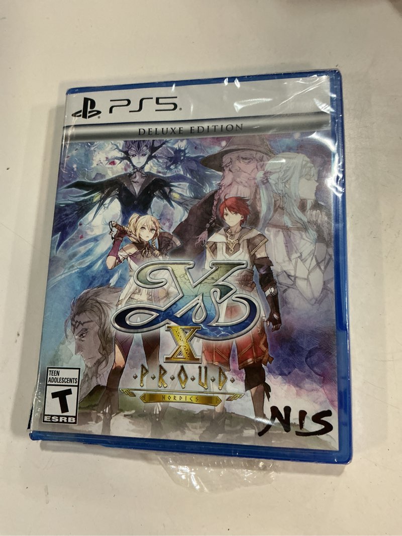 Condition photo showing New/Like New for Ys X: Proud Nordics: Deluxe Edition - PlayStation 5