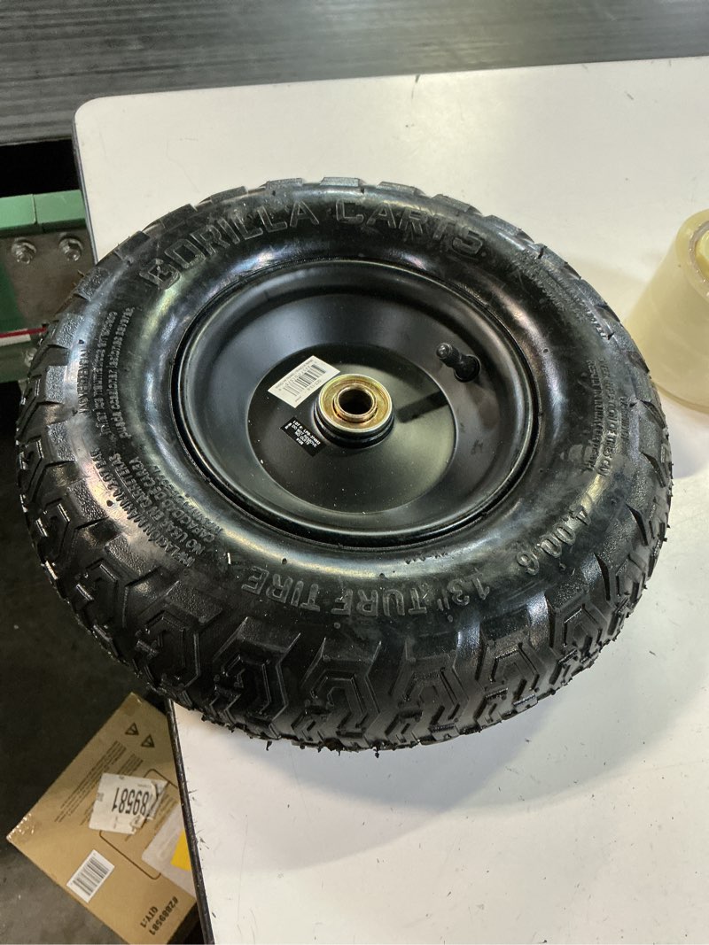 Condition photo showing Good Condition for 13 in. pneumatic replacement tire