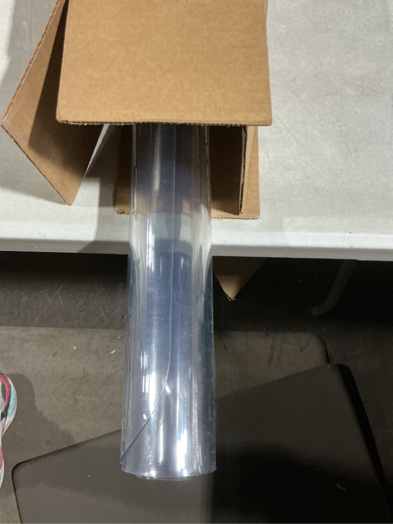 Condition photo showing Good Condition for Delamu Office Chair Mat for Hardwood Floor, 30"×48" Office Computer Desk Chair Mat, Clear PVC Heavy Duty Floor Protector Mats for Rolling Chairs (Only for Hard Floor) 30" x 48" Transparent