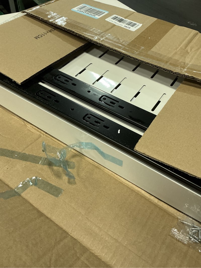 Condition photo showing Good Condition for kitstorack pull out cabinet organizer, expandable(12"-20") heavy duty slide out drawers fixed with adhesive nano film for pots, roll out shelf storage for kitchen base cabinet organization(white) white 21"d×12"-20"w(1 pack)