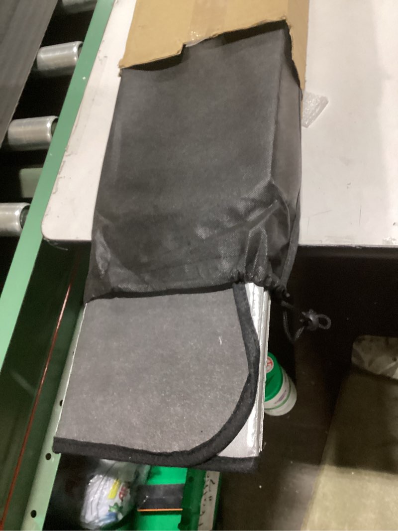 Condition photo showing New/Like New for pigenius windshield sunshade for alfa romeo stelvio 2018-2025 (all trims/quadrifoglio), premium grey leather finish