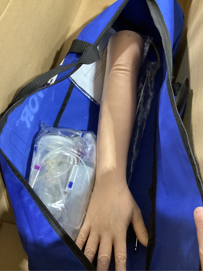 the apprentice doctor phlebotomy practice kit – training arm for venipuncture & iv simulation – perf