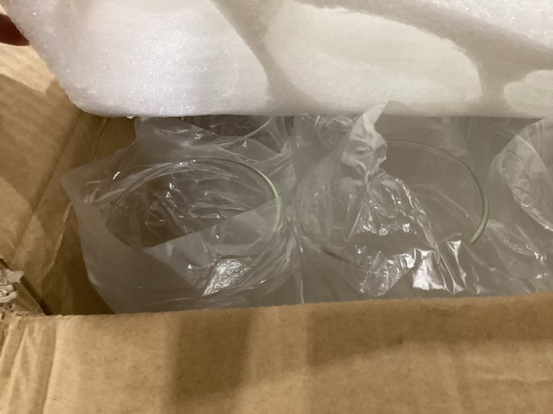 Condition photo showing Good Condition for tbwind 12pcs glass cylinder vases 8 inch tall clear flower vases for centerpieces wedding decoration, hurricane floating candle holder for party table home decor 12 pack 8 inch