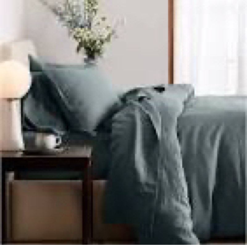 quince, european linen sheet set of 4, queen