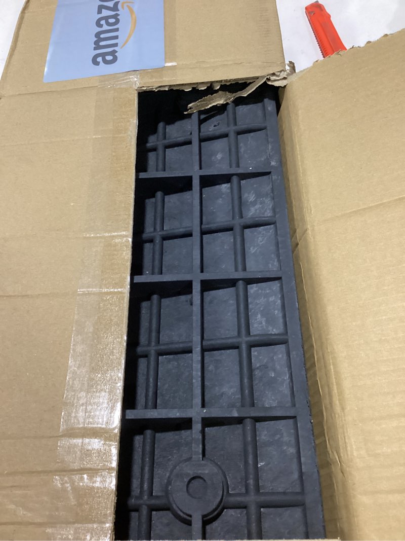 Condition photo showing As Is for curb ramp 2" rise rubber curb ramps for driveway curb ramps for sidewalks car ramps door threshold ramp shed ramps for riding mower 7000 lb capacity 2''h*39.37"l*9.84"w