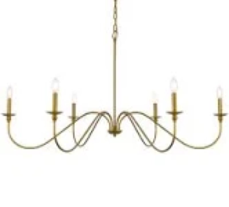 Roxsanne 6 - Light Candle Style Classic Chandelier