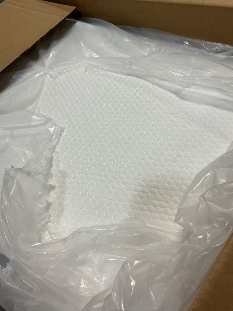 Condition photo showing Good Condition for bedluxe leg pillow elevation blood circulation, wedge pillow for legs swelling, leg elevating wedge pillow for after surgery, foot knee pillow for leg rest, sleeping, memory foam top, 8in, white/grey 22*24+8 white grey