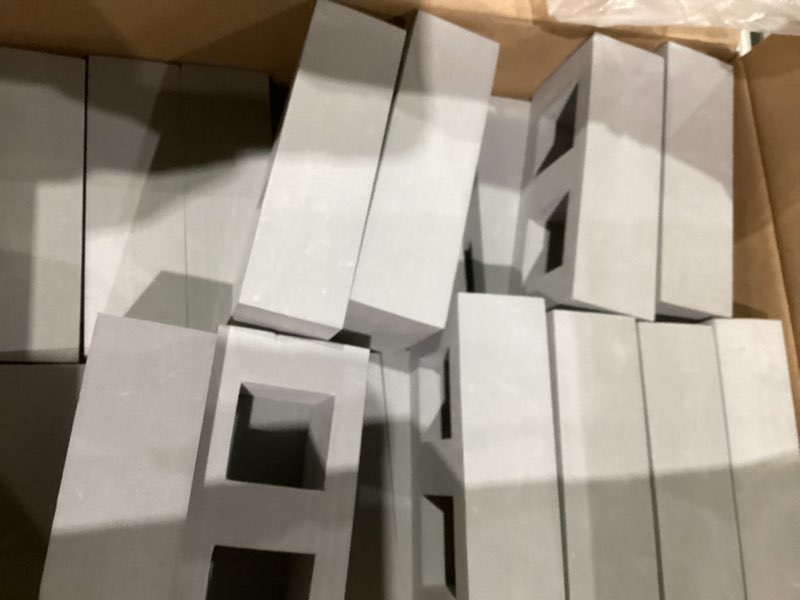 Condition photo showing Good Condition for Deekin Foam Brick Building Blocks for Kids Thick Blocks Foam Large Fake Brick Construction Toy for Stacking Construction, 8 x 4 x 2.4 in(30 Pcs,Square Holes) 30 Square Holes