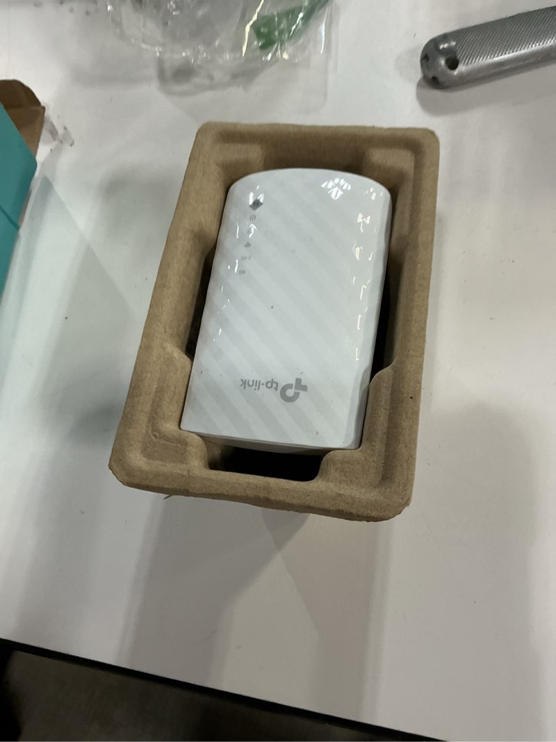 Condition photo showing Good Condition for TP-Link WiFi Extender with Ethernet Port, Dual Band 5GHz/2.4GHz, Up to 44% More Bandwidth Than Single Band, Covers Up to 1200 Sq.ft and 30 Devices, Signal Booster Amplifier Supports OneMesh(RE220) Wi-Fi 5, AC750