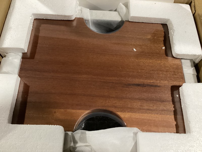 Condition photo showing Good Condition for 12 Inch Undermount Bar Sink Workstation, BoomHoze 12 x 15 Stainless Steel Wet Bar Kitchen Prep Single Bowl 16 Gauge Small Kitchen Sink with Cutting Board and Assembly Stainless Steel 12"x15"x9"