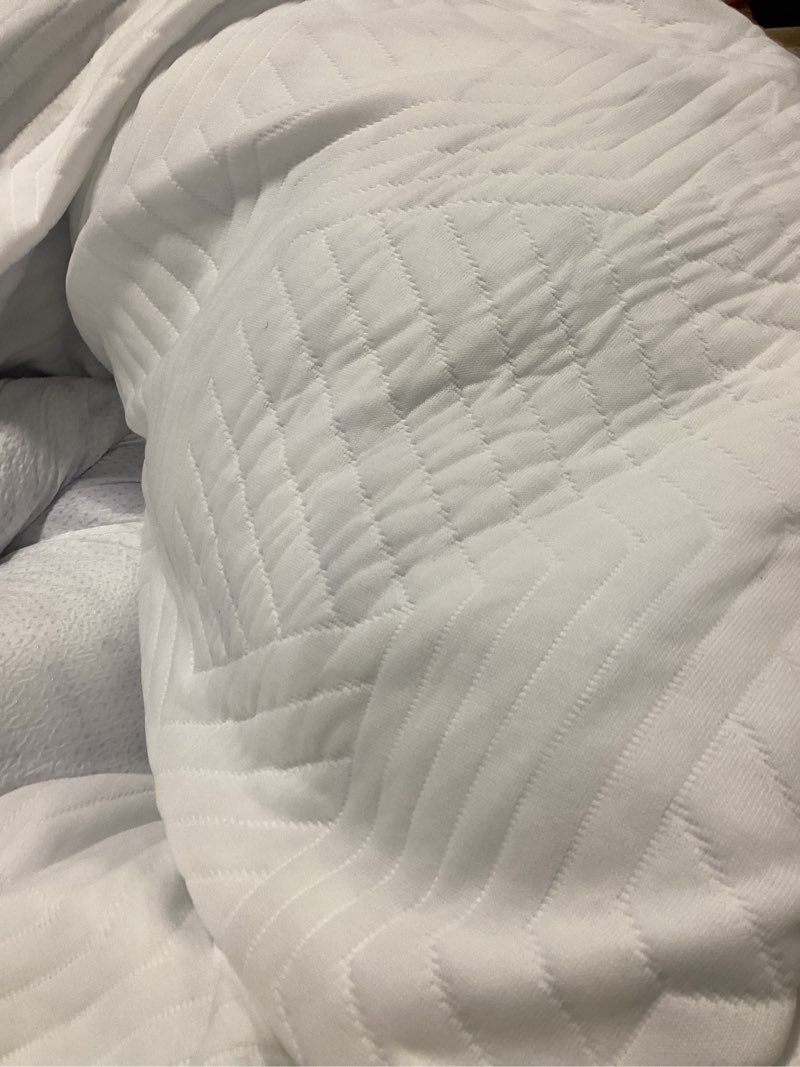 Condition photo showing As Is for 3-inch Memory Foam Mattress Topper