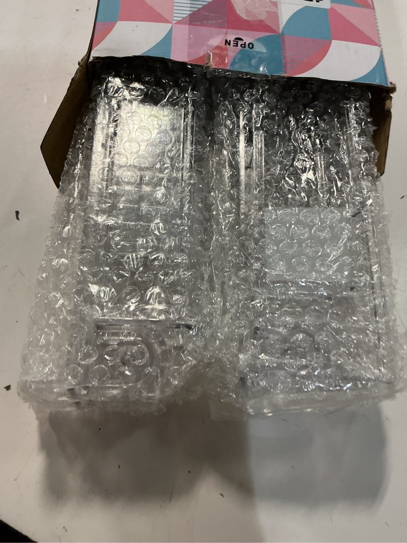 Condition photo showing New/Like New for non-slip mahjong racks with pushers, 4-pack clear acrylic racks, american mahjong accessories, gift-ready mahjong gifts (clear)