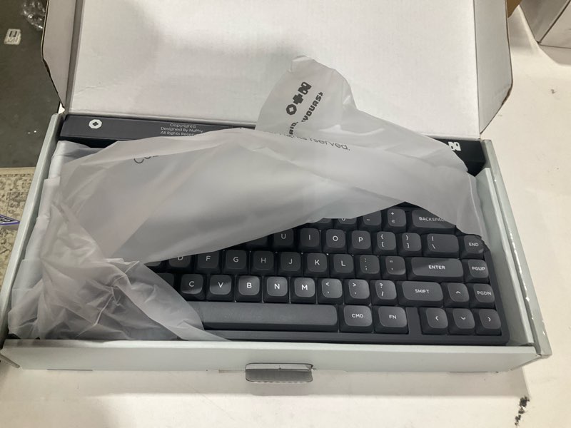 nuphy node75 wireless mechanical keyboard, 75% hot swappable custom keyboard, 82 keys computer gamin