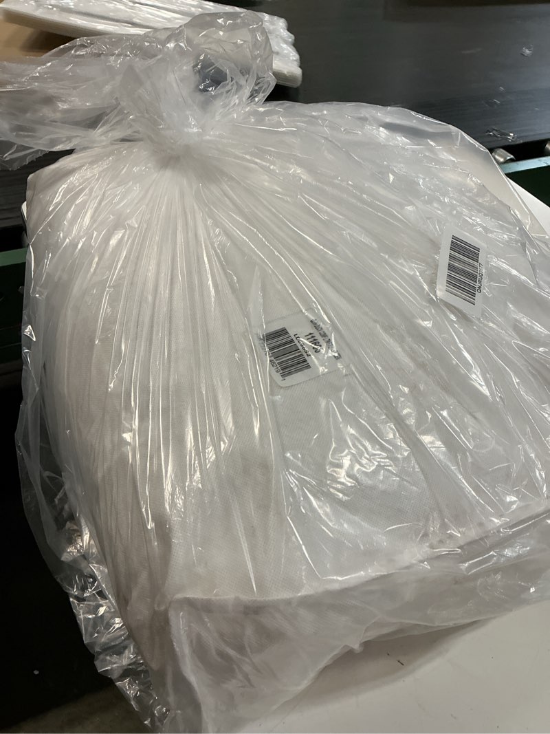 Condition photo showing As Is for lightweight premium down comforter, full/queen, down