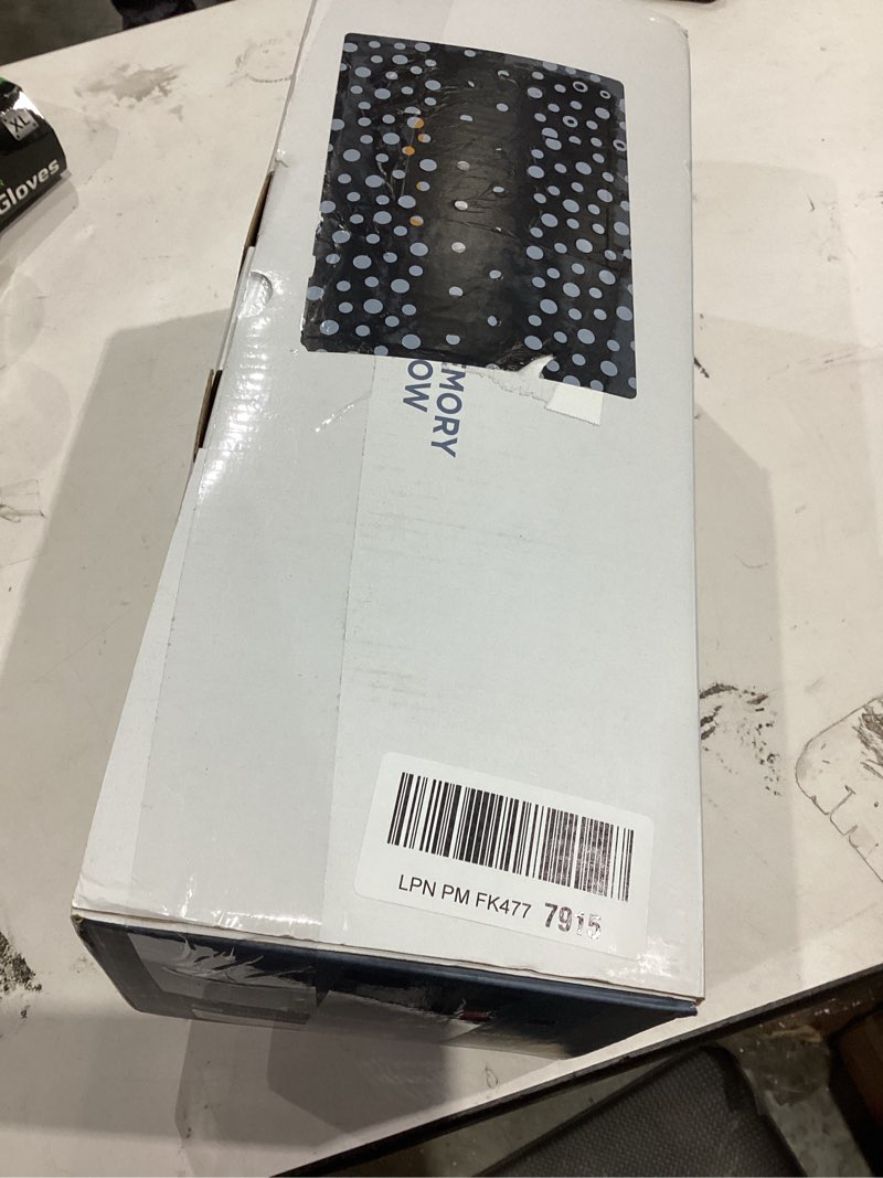 Condition photo showing New/Like New for Osteo Cervical Pillow for Neck Pain Relief, Hollow Design Odorless Memory Foam Pillows with Cooling Case, Adjustable Orthopedic Bed Pillow for Sleeping, Support for Side Back Sleepers Queen(25.5*16.5*5.2/4.1 inches) White