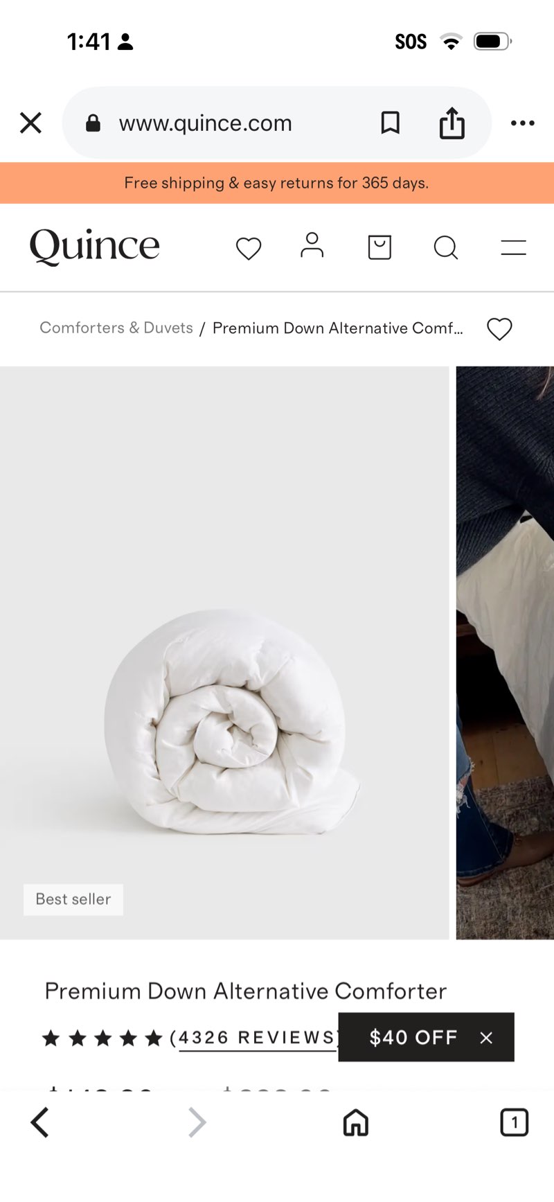 premium down alternative comforter king/cal king