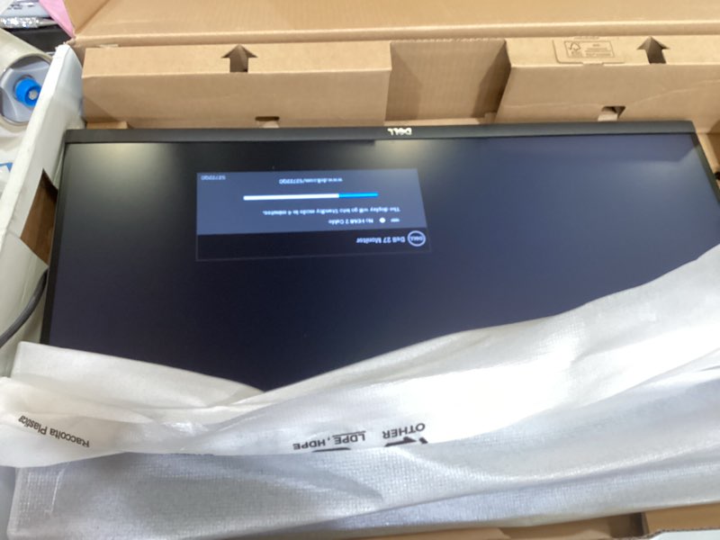 Condition photo showing Good Condition for dell s2722qc monitor - 27 inch 4k usb-c , uhd (3840 x 2160) display, 60hz refresh rate, 8ms grey-to-grey response time, built-in dual 3w speakers, 1.07 billion colors - platinum silver