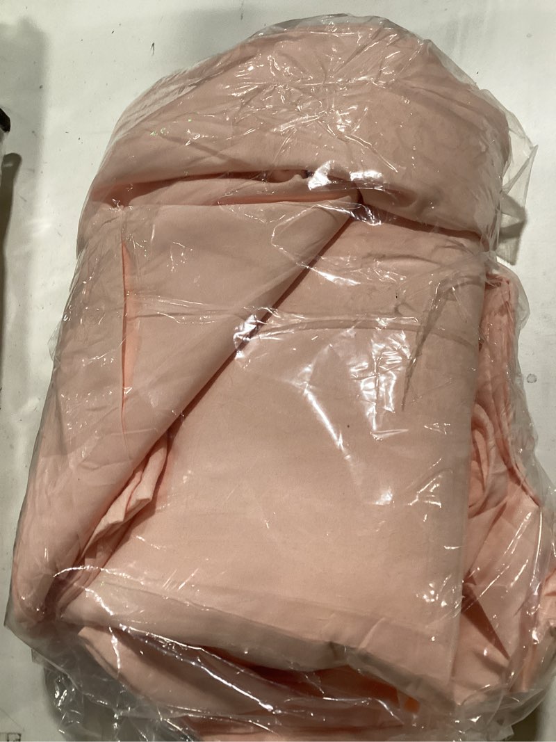Condition photo showing Good Condition for  Similar to photo MIULEE Baby Pink Back Tab Blackout Curtains 84 Inch Length 2 Panels Set for Living Room Bedroom Privacy,Insulated Room Darkening Light Blocking Curtains 52x84 Inch Baby Pink 52\\\"W x 84\\\"L (Pack of 2)