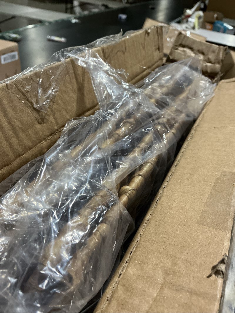 Condition photo showing Good Condition for Wicker Storage Basket Foldable Hyacinth Storage Box Set of 2, 12x12x12 Inch - Handmade Woven Basket for Closet,Shelf Organization & Decor