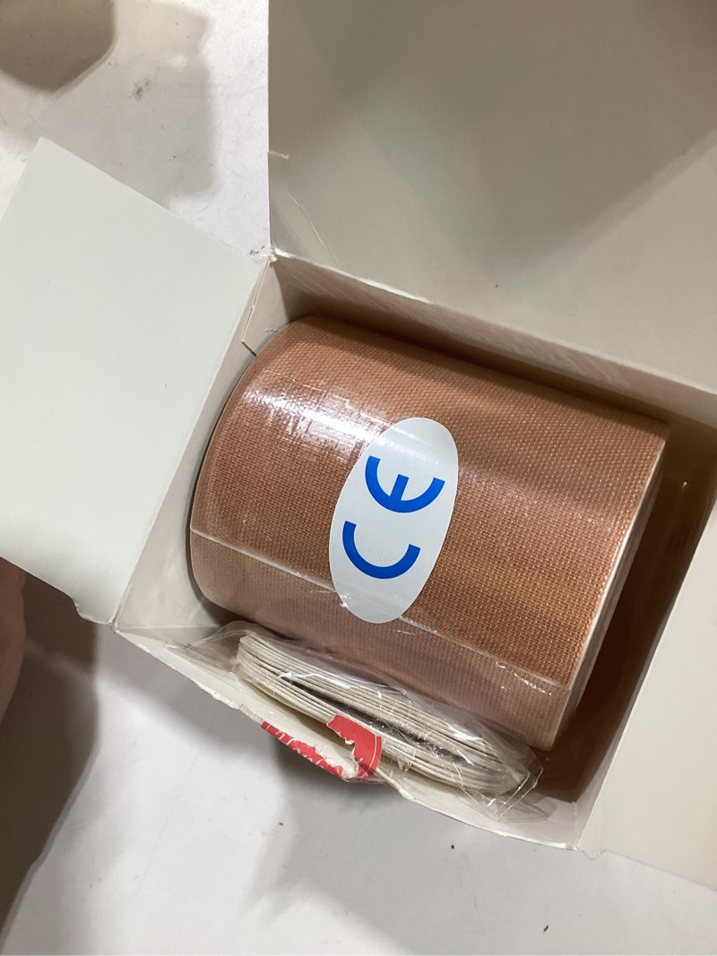 Condition photo showing New/Like New for hopkost boob tape breast lift tape for large breasts with 2 pcs nipple covers invisible boobtape for a-g cup(beige,3 in) beige 3 inch
