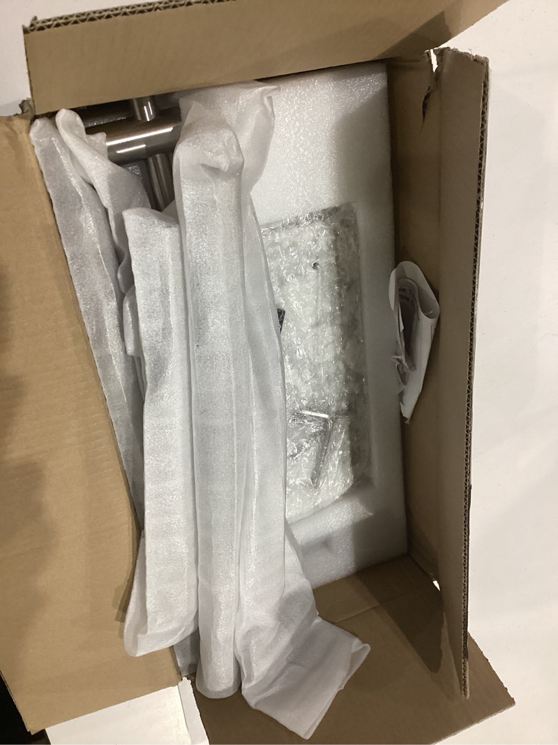 Condition photo showing New/Like New for livabber standing towel rack, 304 stainless steel 2-tier towel holder stand with marble base, modern stylish tall shower towel bar for bathroom accessories, pool?brushed nickel?