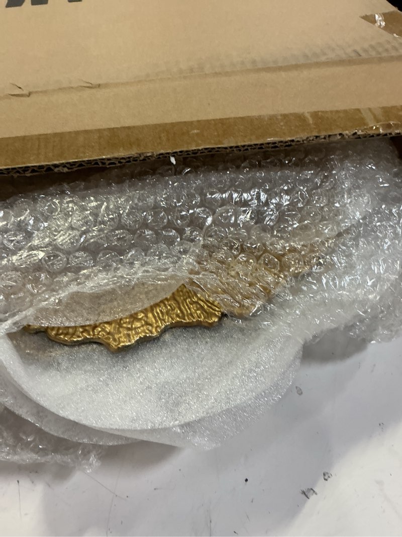 Condition photo showing Good Condition for maoname 14" antique gold charger plates with embossed rims, set of 6, plastic plate chargers for dinner plates, table setting 14" antique gold set of 6
