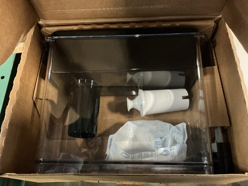 Condition photo showing As Is for brita ultramax large water dispenser with standard filter, bpa-free, reduces copper, cadmium and mercury impurities, lasts 2 months or 40 gallons, 27-cup 27 cup - dispenser