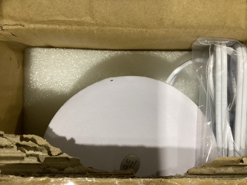 Condition photo showing Good Condition for touch bedside lamp, mini stepless dimmable table lamps for bedroom for night stands, small desk lamp with brightness memory, usb charging ports, warm led bulb, white, cylindrical shape, 1 set cylindrical1