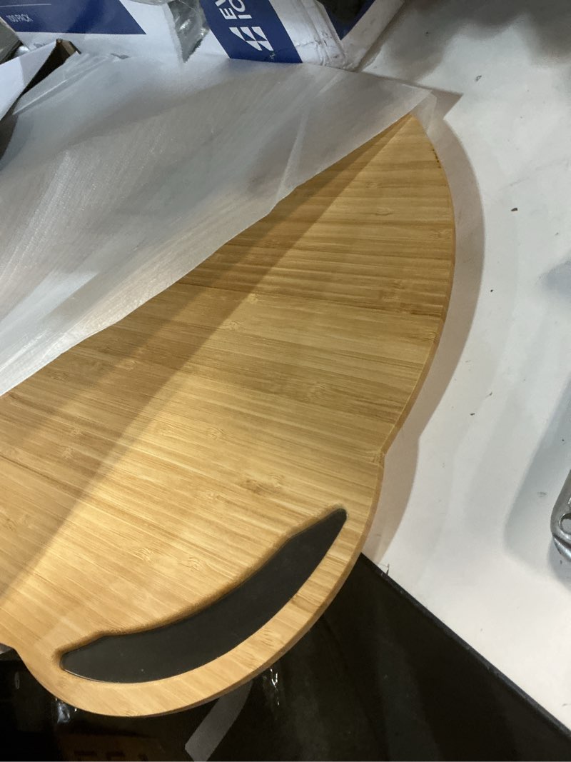 Condition photo showing Good Condition for Ibyx Elegant Round Sliding Tray for Your Pressure Cooker, Air Fryer & Heavy Kitchen Appliances - Sturdy, Slides Easily from Under The Cabinet (Natural, 16”) Natural 16" Round