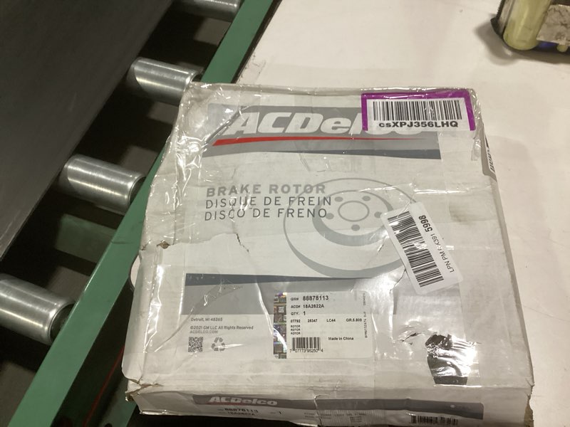 Condition photo showing New/Like New for acdelco silver front brake rotor 18a2822a | gm 88878113 brake rotors for select chevrolet bolt euv, 