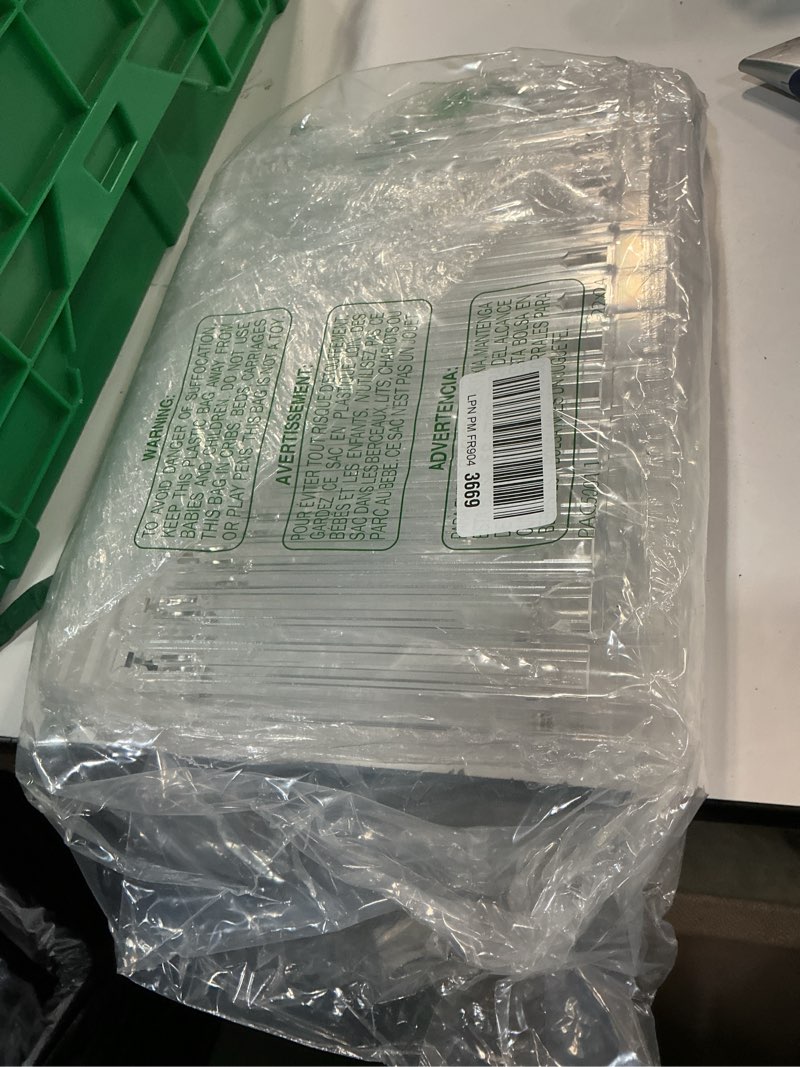 Condition photo showing As Is for Azar Displays 225513-2pack 13-Compartment Cosmetic Tray with Spring Load Pushers (Pack of 2)